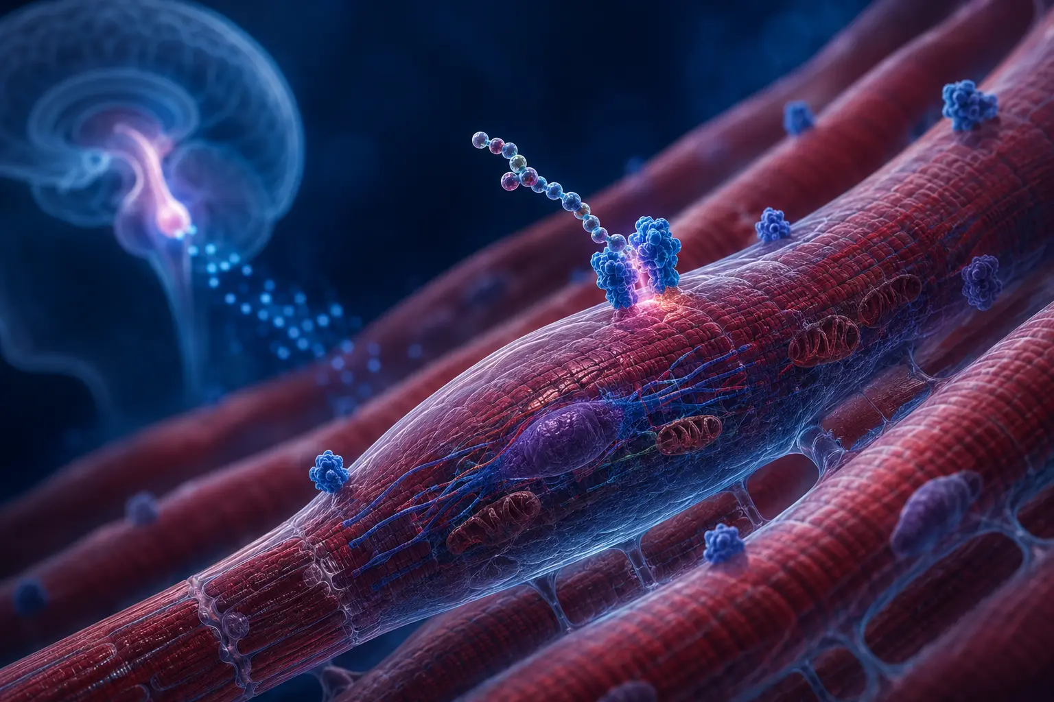 Conceptual peptide signaling in cardiac muscle cells